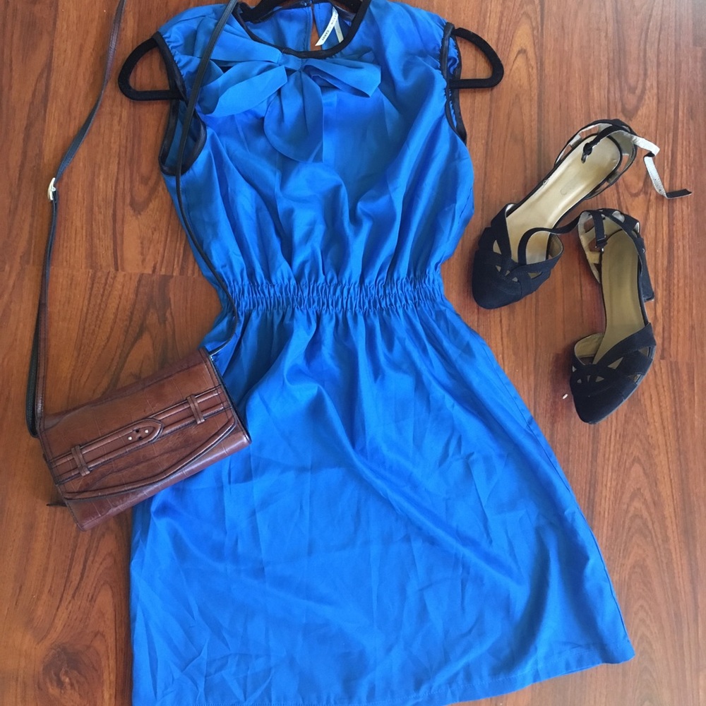 Cobalt blue sun dress from ModCloth